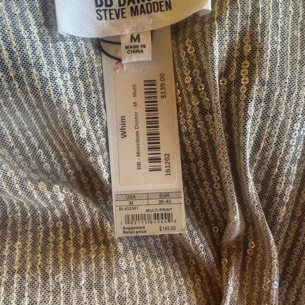 Steve Madden Multicolor Sequin Jacket NWT - image 7